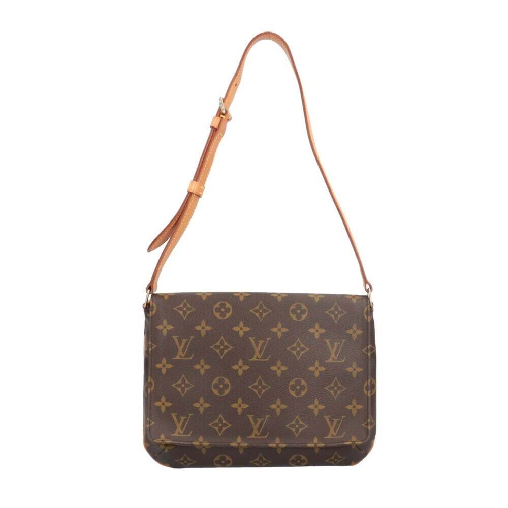 LOUIS VUITTON Authentic Brown Monogram Canvas Shoulder Bag - Picture 1 of 10